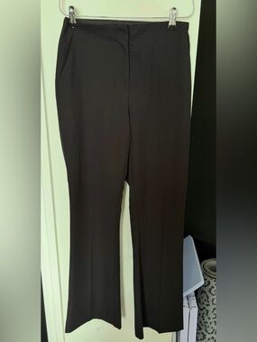 H&M Black Boot-Cut Dress Pants
